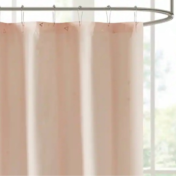 Intelligent Design Liv Printed Shower Curtain Gray/Silver - Picture 3 of 5